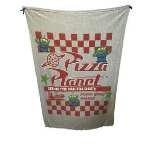 Disney Pizza Planet Pizza Planet Terry Throw Blanket Toy Story 4 Alien